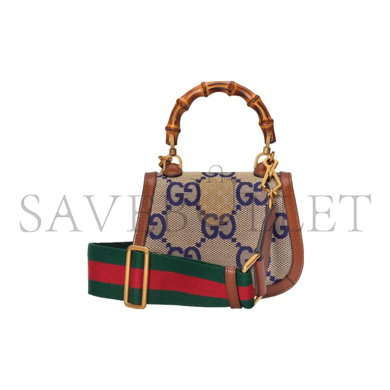 GUCCI BAMBOO 1947 JUMBO GG MINI BAG 686864 (17*12*7.5cm)